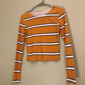 Striped Long-Sleeve Top